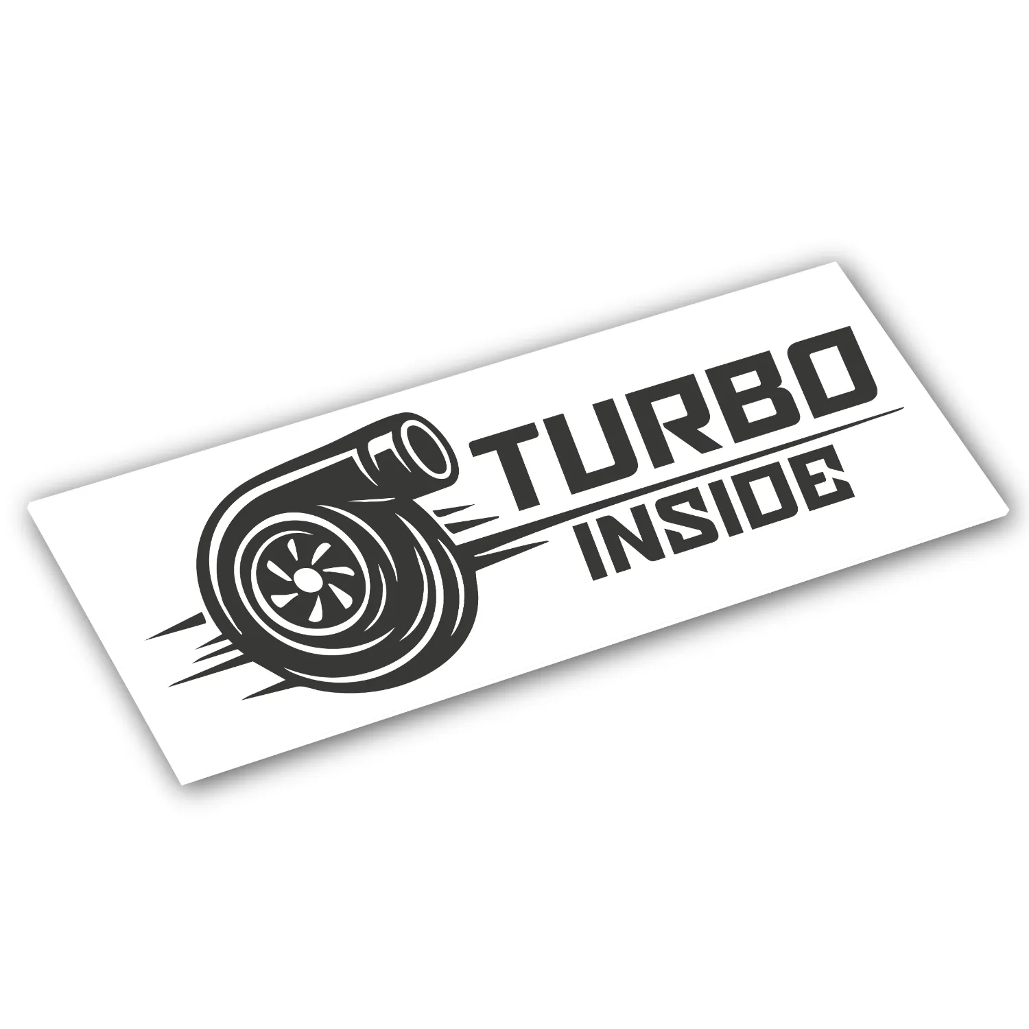 Małe naklejki tuningowe Turbo Inside