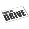 Naklejka Born to drive w1