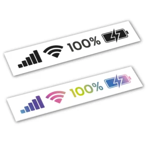 Naklejka sygnał Wifi Zasilanie
